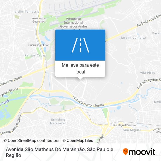 Avenida São Matheus Do Maranhão mapa