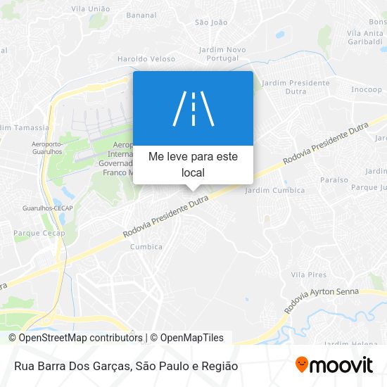 Rua Barra Dos Garças mapa