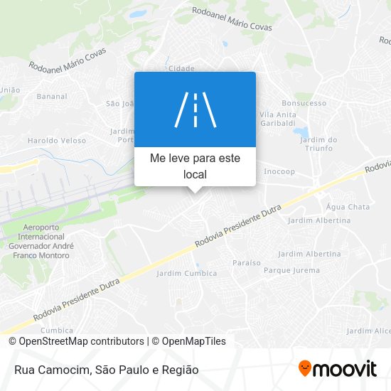 Rua Camocim mapa