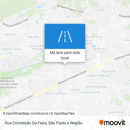 Rua Conceição Da Feira mapa