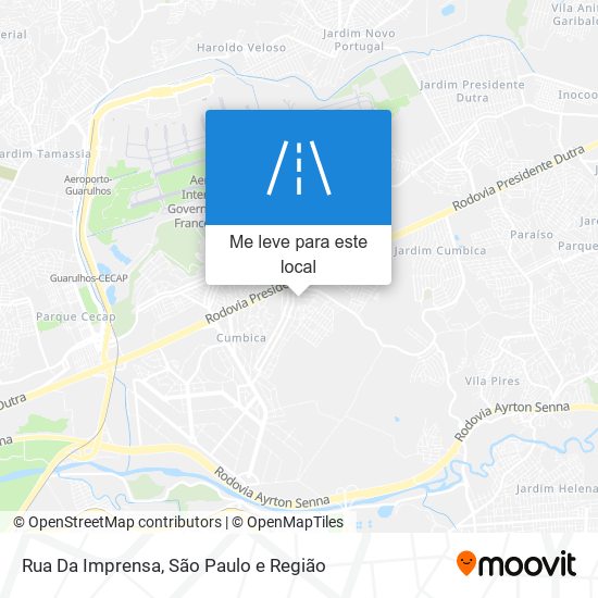 Rua Da Imprensa mapa