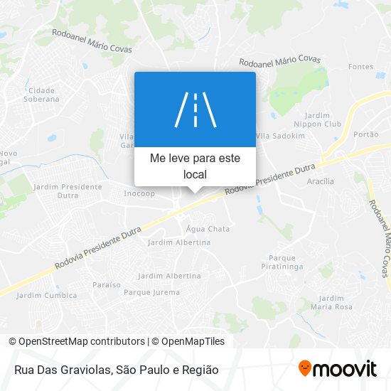 Rua Das Graviolas mapa