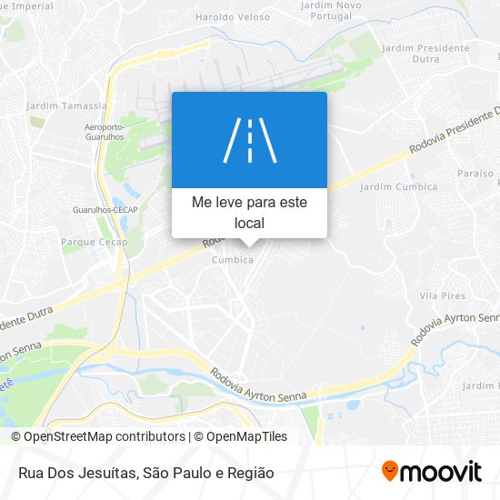 Rua Dos Jesuítas mapa