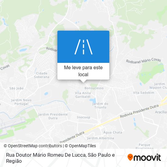 Rua Doutor Mário Romeu De Lucca mapa