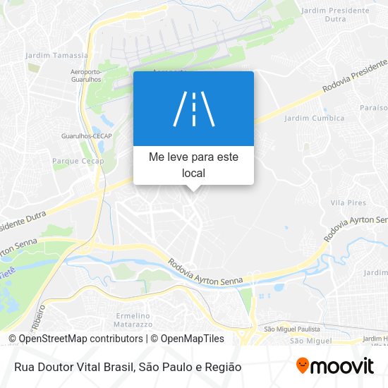 Rua Doutor Vital Brasil mapa