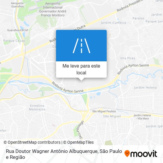 Rua Doutor Wagner Antônio Albuquerque mapa