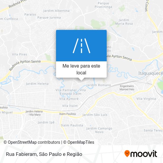 Rua Fabieram mapa