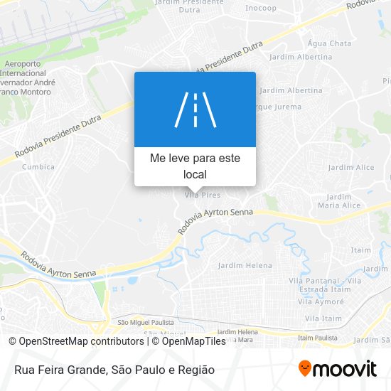 Rua Feira Grande mapa