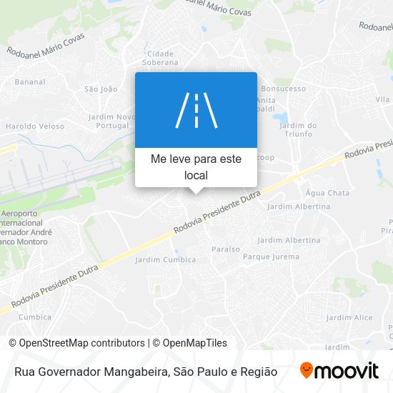 Rua Governador Mangabeira mapa