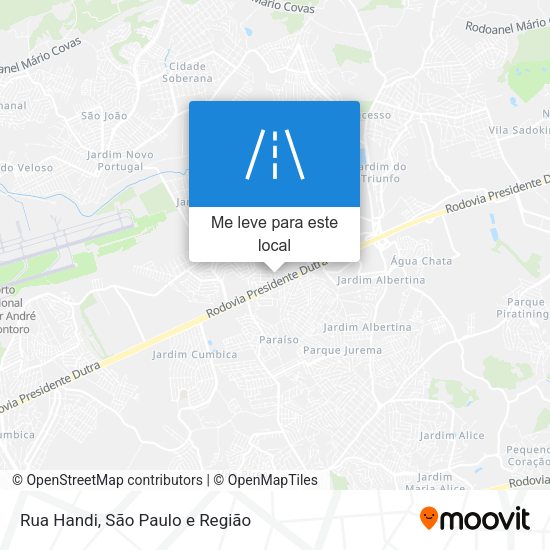 Rua Handi mapa