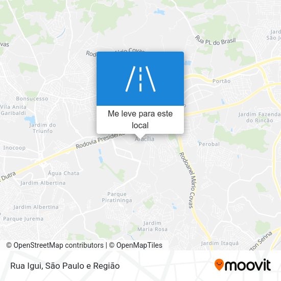 Rua Igui mapa