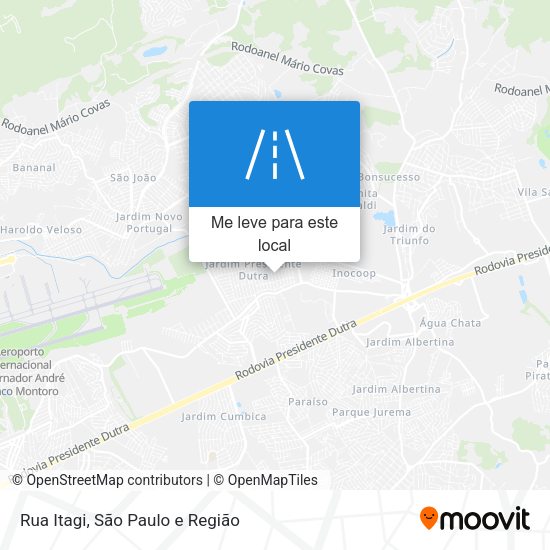 Rua Itagi mapa