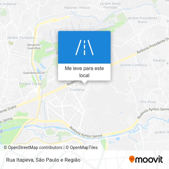 Rua Itapeva mapa