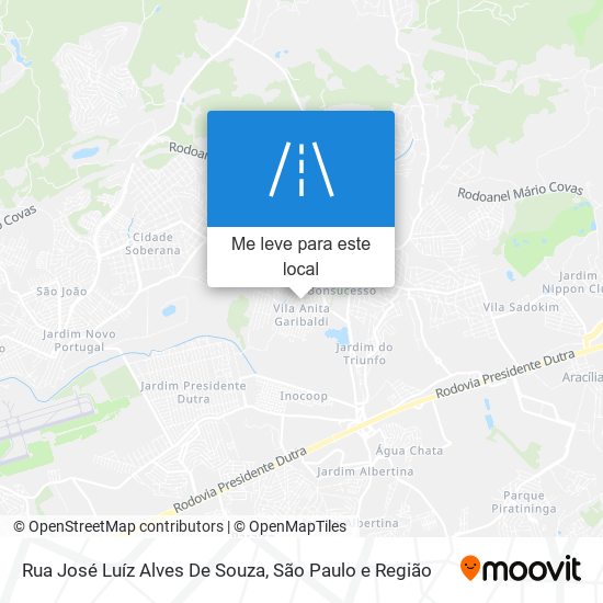 Rua José Luíz Alves De Souza mapa