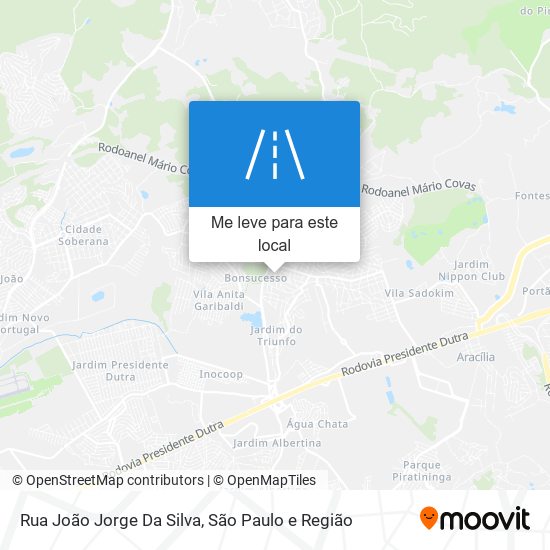 Rua João Jorge Da Silva mapa