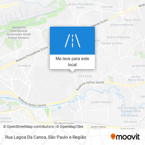 Rua Lagoa Da Canoa mapa