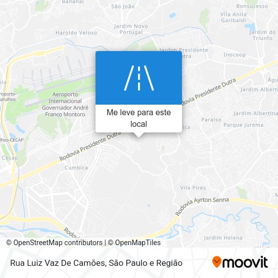 Rua Luiz Vaz De Camões mapa