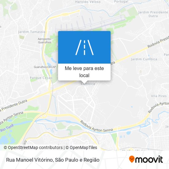 Rua Manoel Vitórino mapa