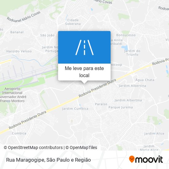 Rua Maragogipe mapa