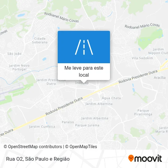 Rua O2 mapa