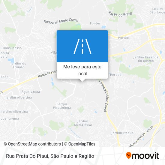 Rua Prata Do Piaui mapa