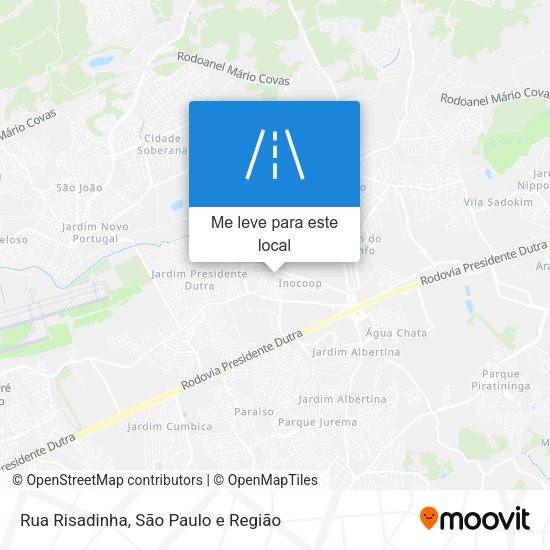 Rua Risadinha mapa