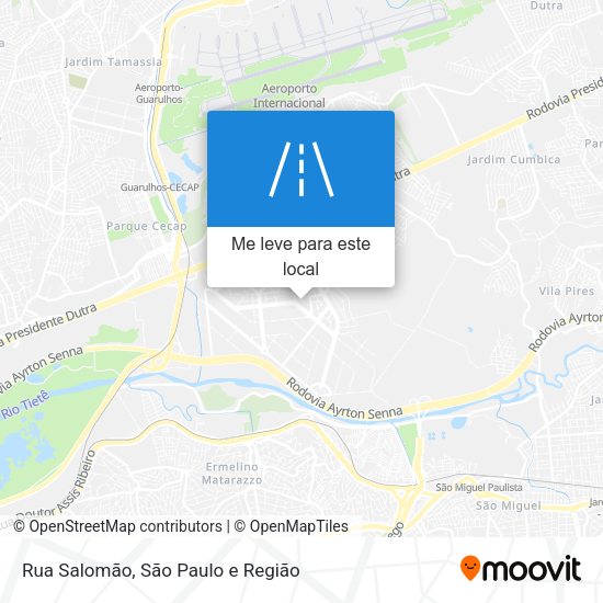 Rua Salomão mapa