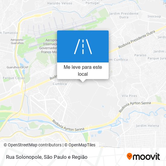 Rua Solonopole mapa