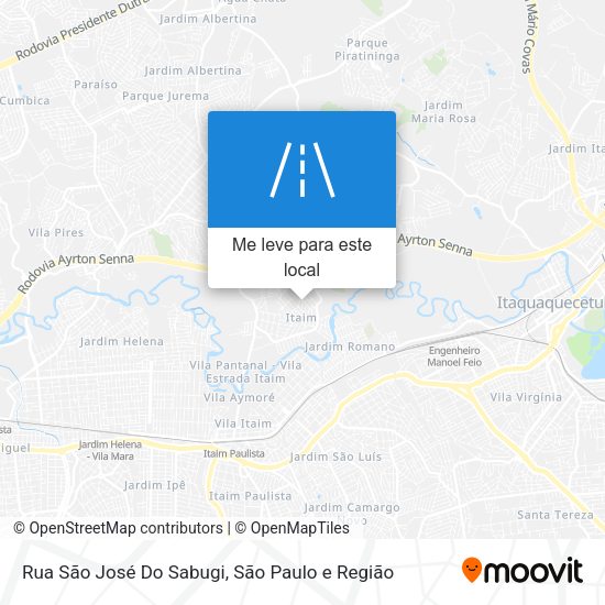 Rua São José Do Sabugi mapa