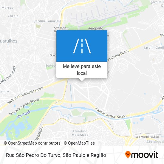 Rua São Pedro Do Turvo mapa