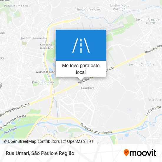 Rua Umari mapa