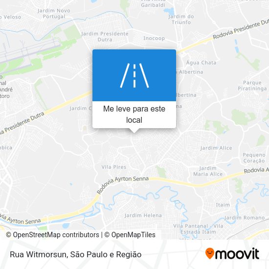 Rua Witmorsun mapa
