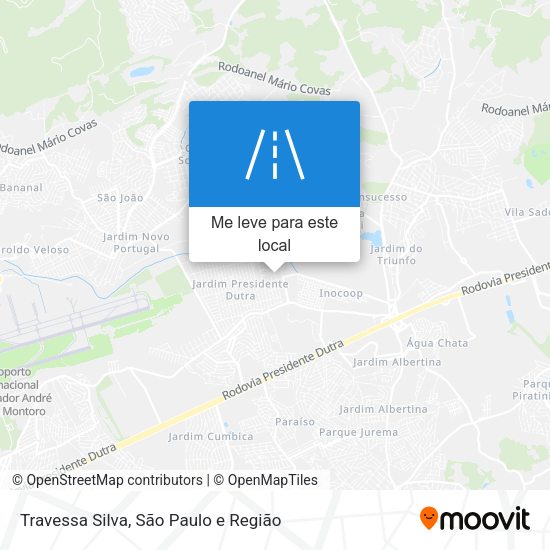 Travessa Silva mapa