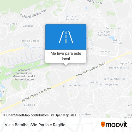 Viela Batalha mapa