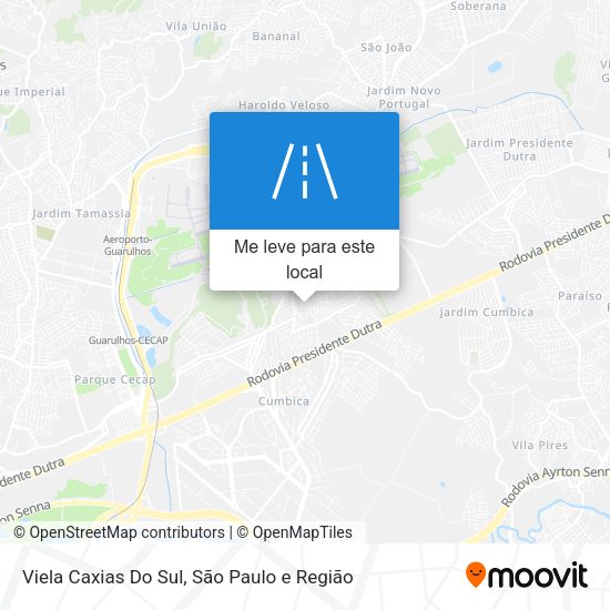 Viela Caxias Do Sul mapa