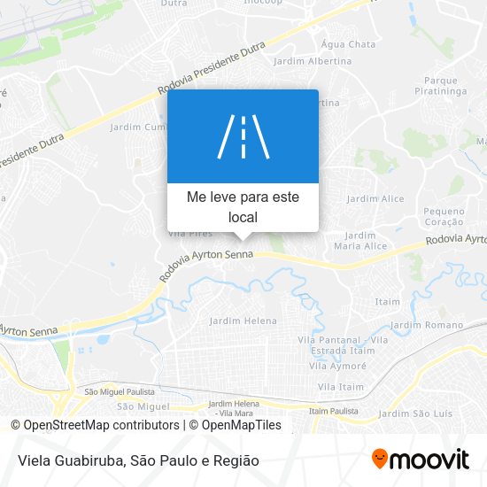 Viela Guabiruba mapa