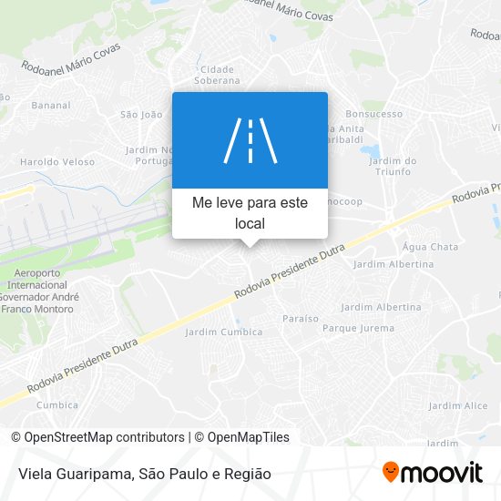 Viela Guaripama mapa