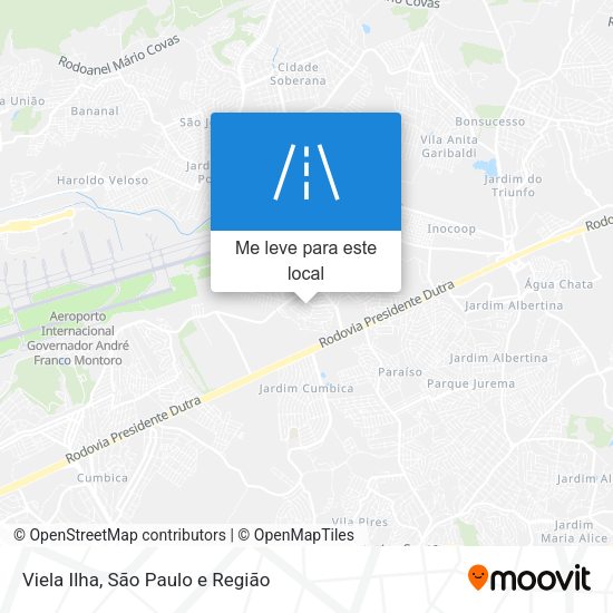Viela Ilha mapa
