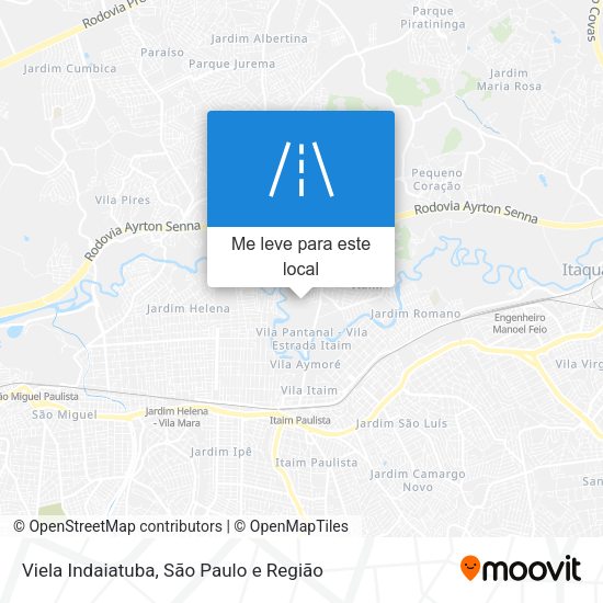 Viela Indaiatuba mapa