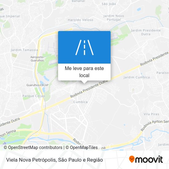 Viela Nova Petrópolis mapa
