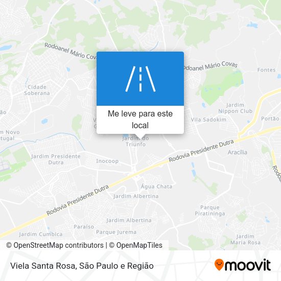 Viela Santa Rosa mapa