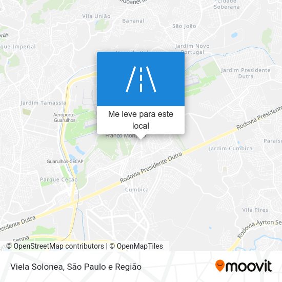 Viela Solonea mapa