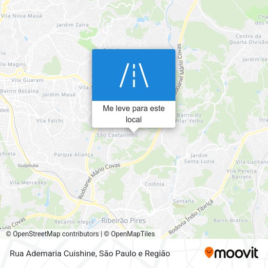 Rua Ademaria Cuishine mapa
