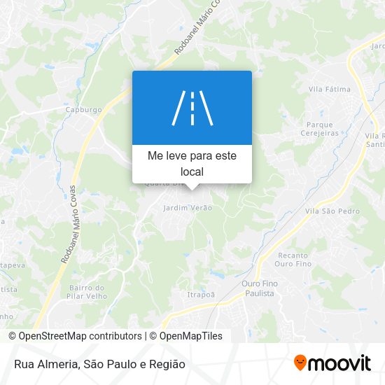 Rua Almeria mapa
