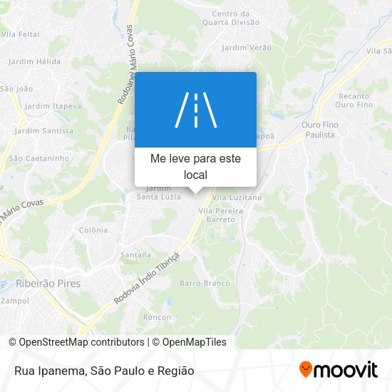 Rua Ipanema mapa