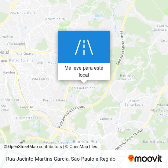 Rua Jacinto Martins Garcia mapa
