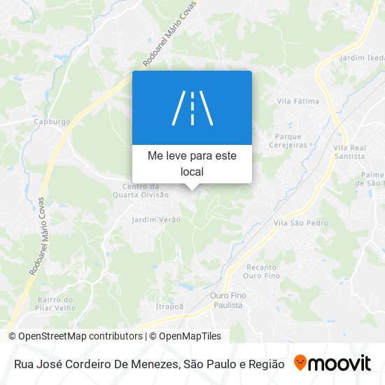 Rua José Cordeiro De Menezes mapa