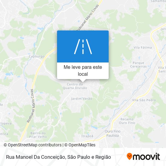 Rua Manoel Da Conceição mapa