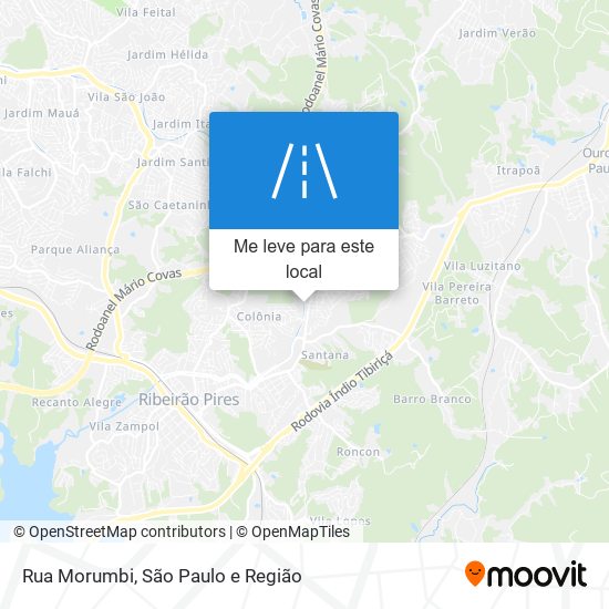 Rua Morumbi mapa