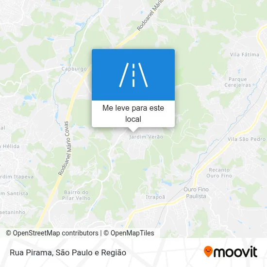 Rua Pirama mapa